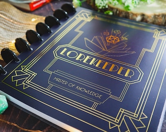 Lorekeeper - Campaign Diary (Discbound) - TTRPG Notebook for GMs & DMs