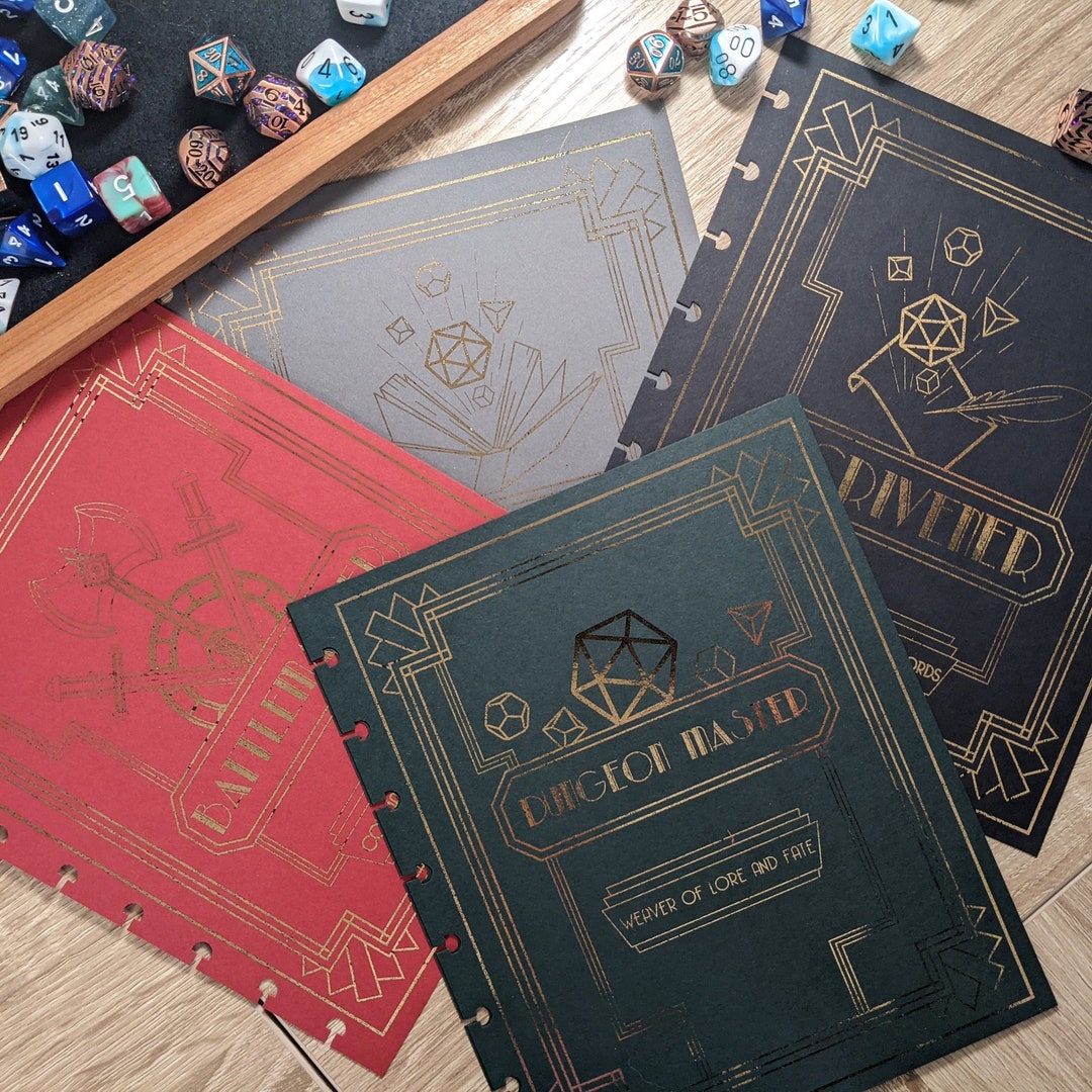 Clearance Sale Dm Notebook Covers Gold Foil Cardstock Covers for Dm's