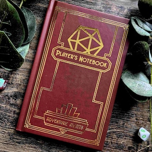 Cuaderno de jugador Art Déco de tapa dura