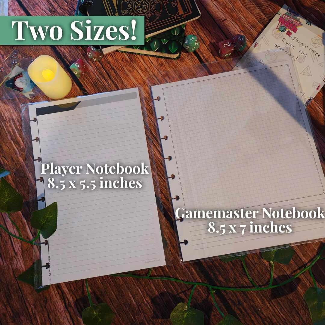 Session Notes Page Pack Refills for Player & Gamemaster Notebooks - Etsy