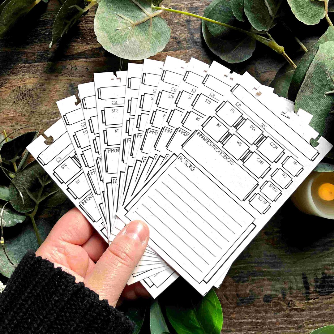 Monster Memo Cards