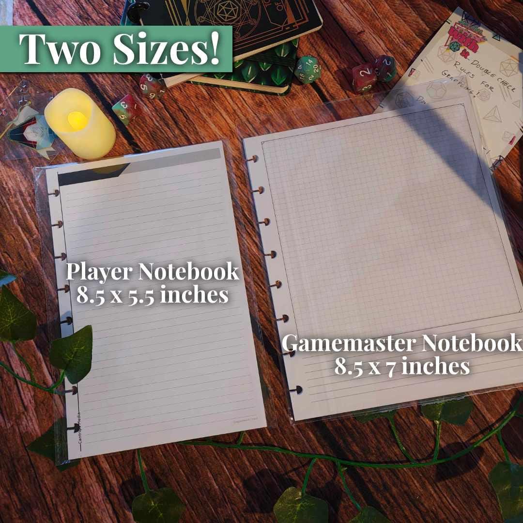 Grid and Map Page Pack Refills for Player & Gamemaster Notebooks - Etsy
