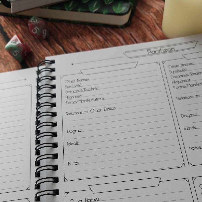 Diario di avventura del Dungeon Master - Quaderno del Game Master di D&D 5e immagine 10