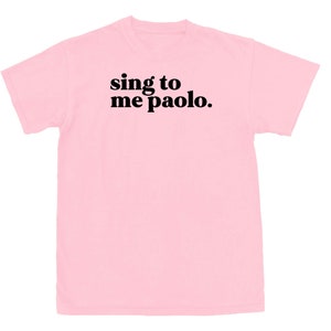 Sing to Me Paolo, Lizzie McGuire Movie Crewneck Tshirt