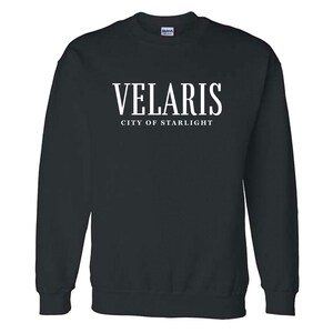Velaris the City of Starlight Crewneck, Court of Thorns and Roses, ACOTAR, ACOMAF, ACOWAR Crewneck Sweatshirt