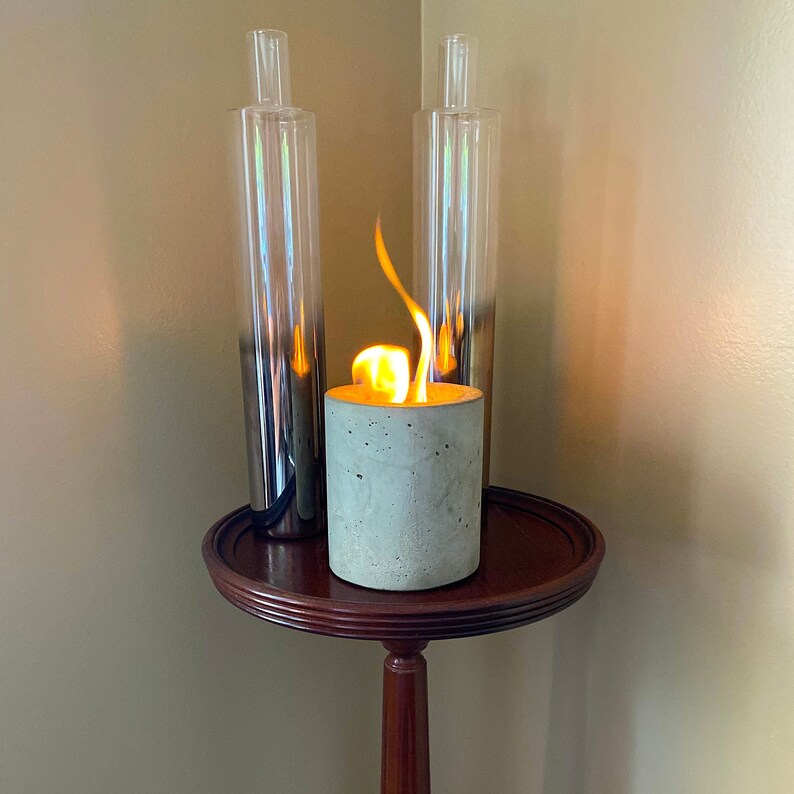 Concrete Tabletop Firepit Mini Fire Pit Table Fire Pit | Etsy