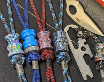 Glow Bead Lanyard, EDC Bead, Glow Bead, Key chain