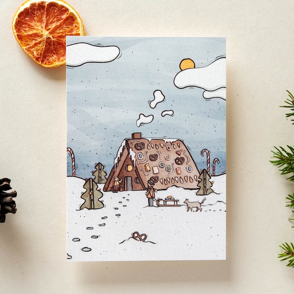 Lebkuchenhaus | Postkarte A6