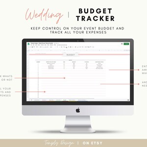 Bridal Shower Planner. Including employee guest list tracker, budget tracker, menu and venue organizer and much more. Instant download spreadsheet, planner and trackers. Digital Excel and Google Sheets Template by Temply Design