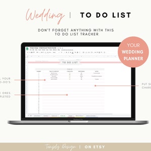 Bridal Shower Planner. Including employee guest list tracker, budget tracker, menu and venue organizer and much more. Instant download spreadsheet, planner and trackers. Digital Excel and Google Sheets Template by Temply Design