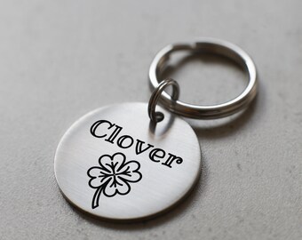 clover dog tag