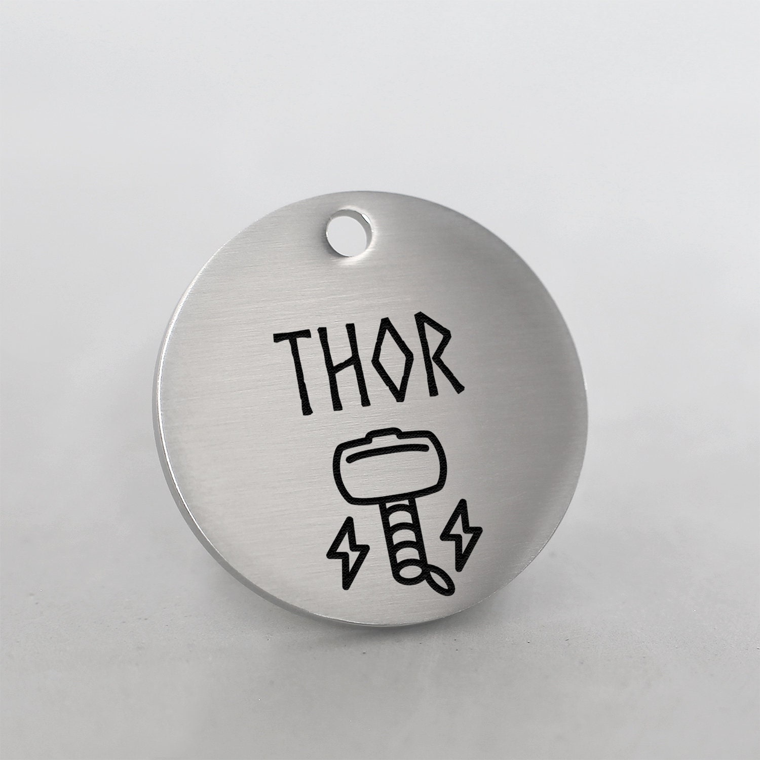 THOR dog tag personalized stainless steel tag etched ID tag pet tag address tag name tag for pets