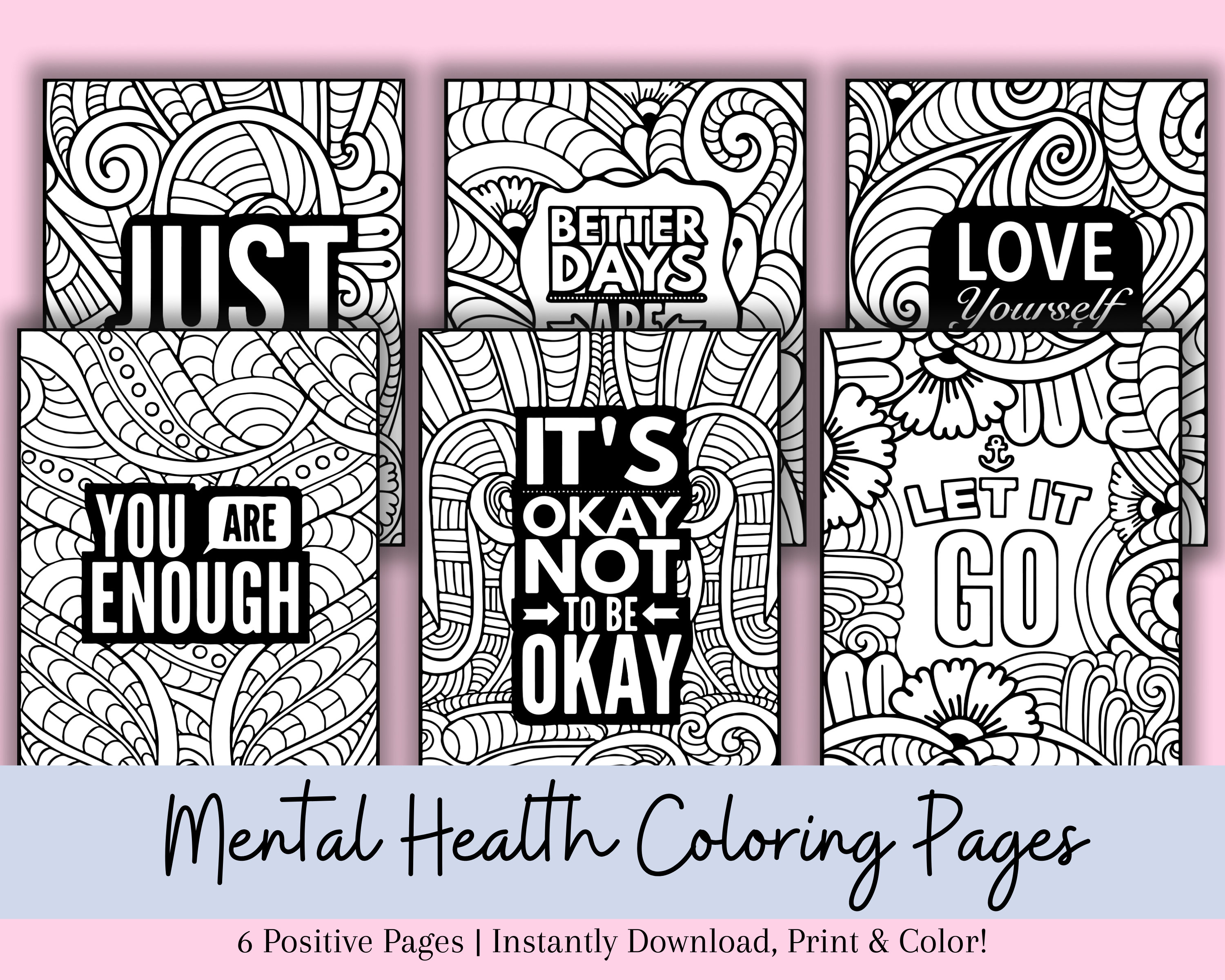 Download Coloring Pages Free From Clarity Clinic - Mental Wellness