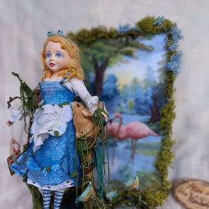 Alice in the Wonderland art, Alice in the Wonderland collector,OOAK Alice in the Wonderland,One piece,Alice in the Wonderland one piece,Ooak