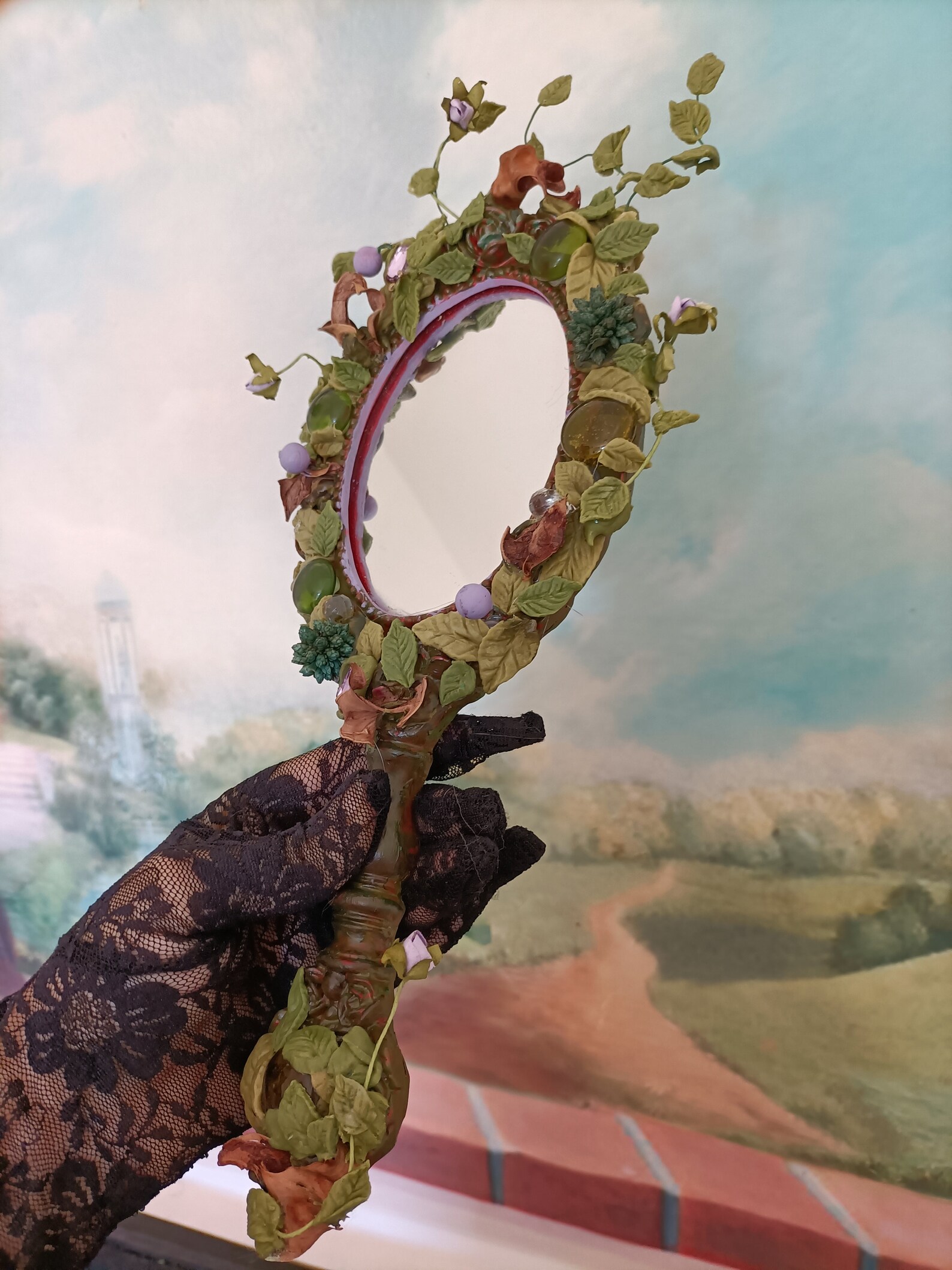Fairy Mirror Magic Mirror OOAK Fairy Mirror Fairy Etsy UK