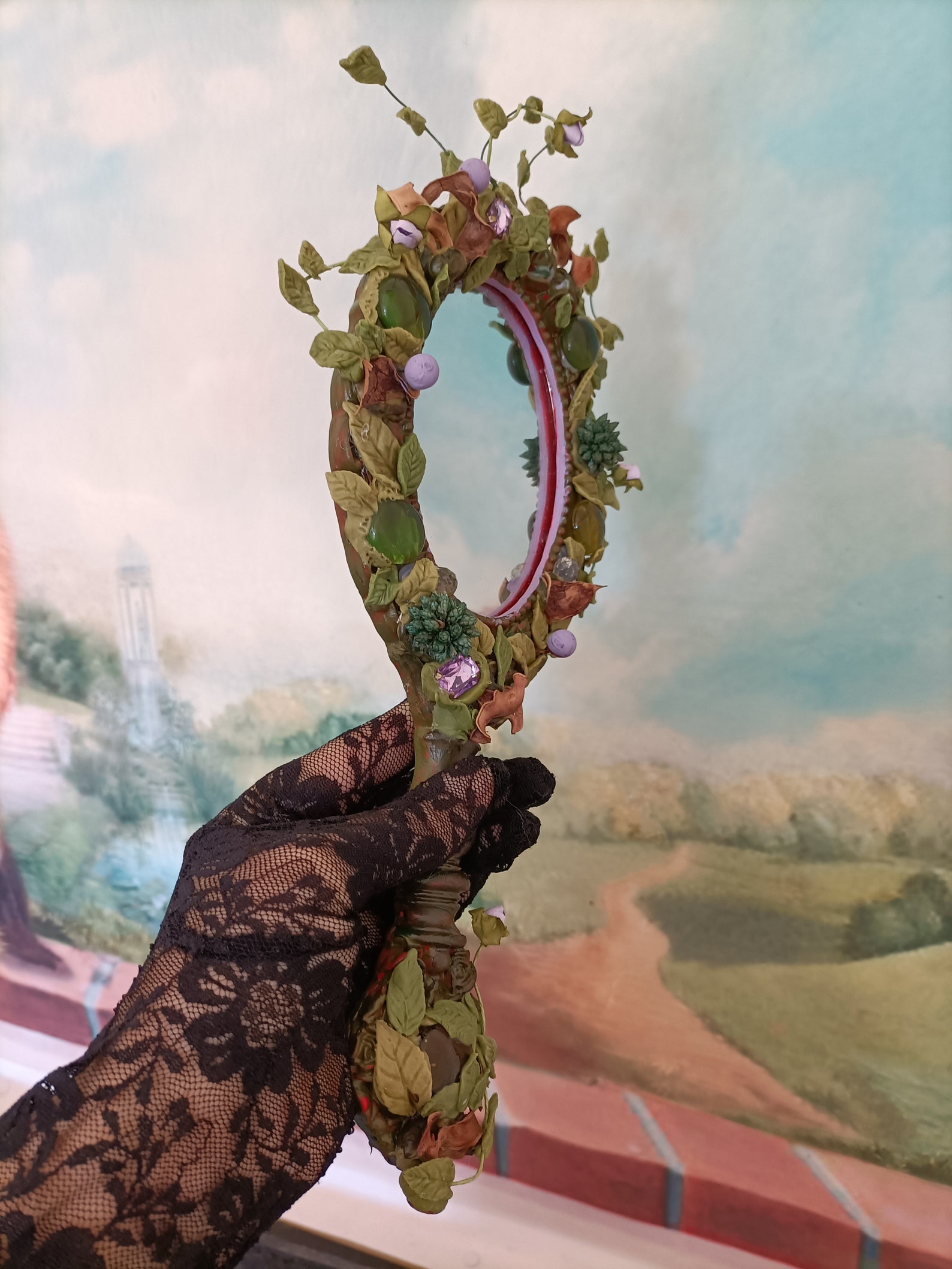 Fairy Mirror Magic Mirror OOAK Fairy Mirror Fairy Etsy UK