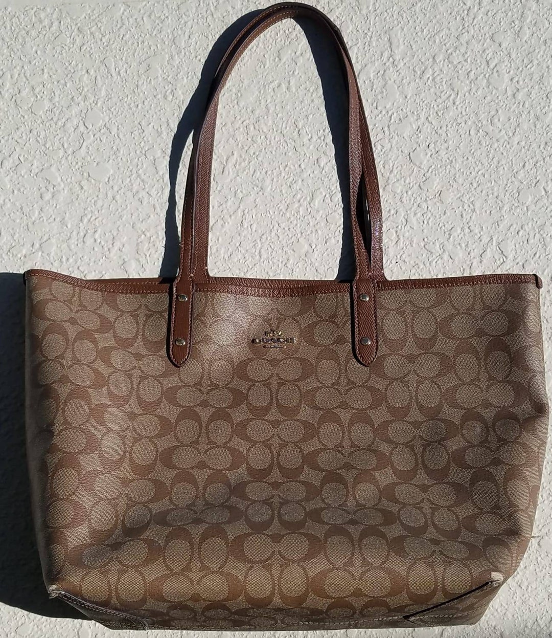 Coach Blue & Brown Ombré City Reversible Tote, Best Price and Reviews