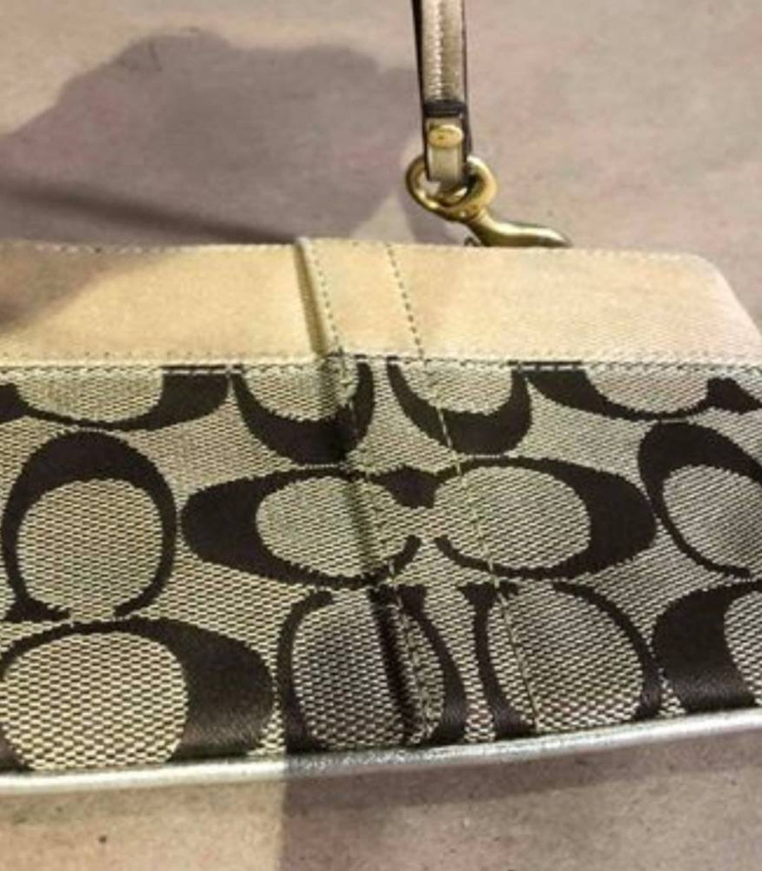 Coach women's small wristlet sale