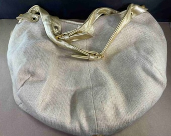 Jimmy Choo Oracle Hobo Bag: Gold Shoulder Bag