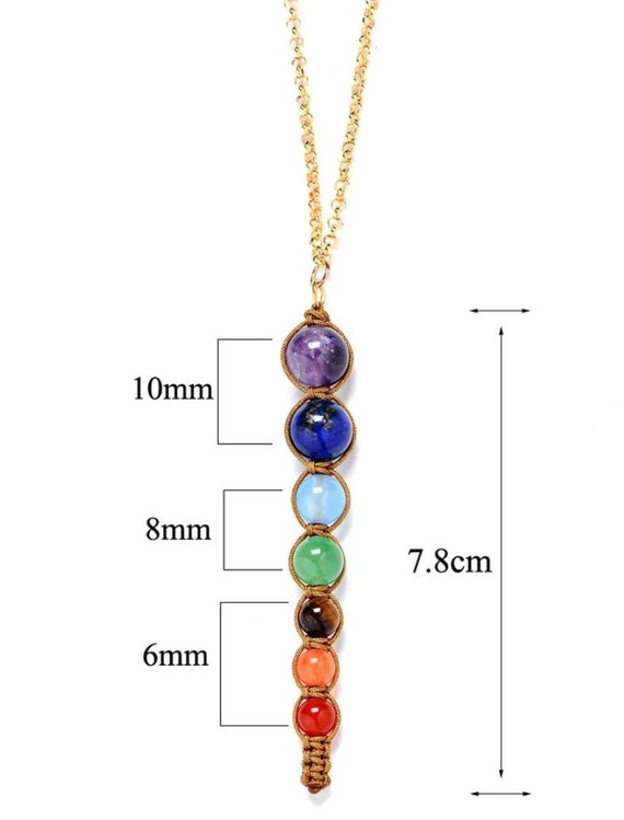 Chakra with 7 Stones Pendant Chakra with 7 Stones Pendant