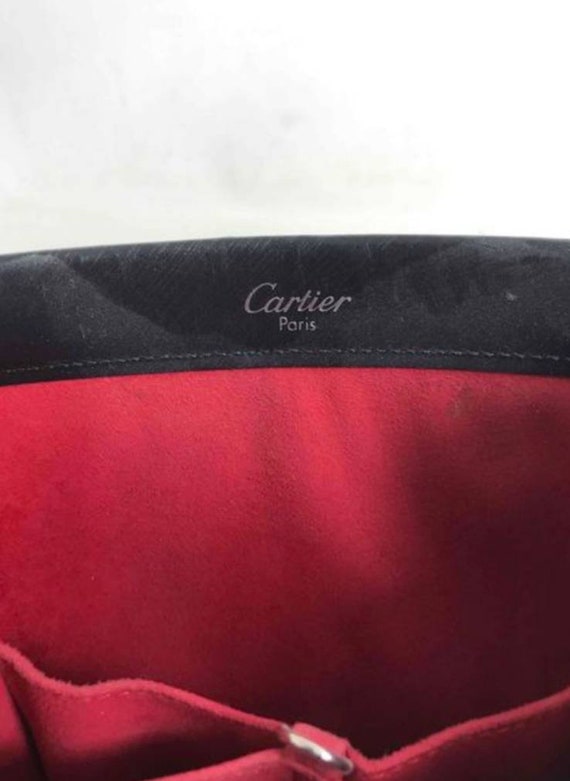 CARTIER Purse, Cartier Black Leather Purse, Carti… - image 5