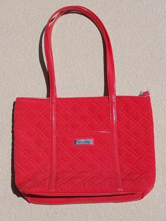 NWOT VERA BRADLEY Tote, Red Big Purse, Canyon Suns