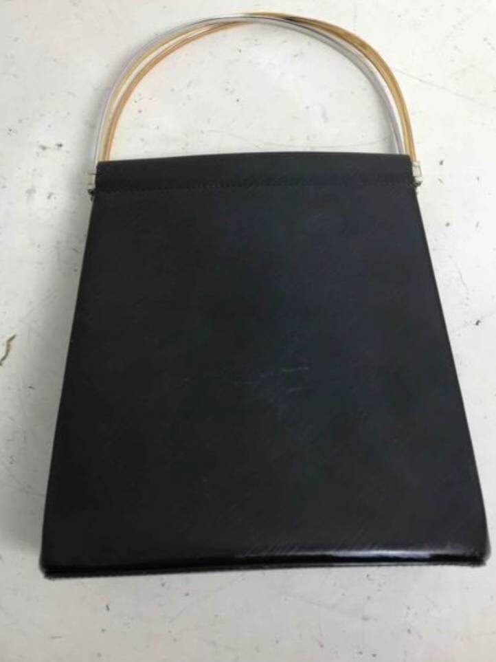 Cartier ブラック ハンドバッグ CARTIER Purse, Cartier Black Leather Purse, Cartier Tricolor