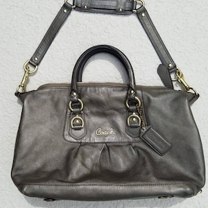 BRONZE COACH Purse, COACH Ashley, Coach Bronze Purse, Coach Big Bag, Coach Shoulder Bag, Coach Collection image 1