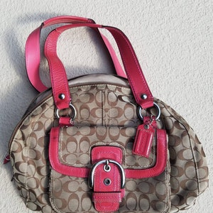 FUN COACH PINK Purse Coach Collection Coach Shoulder Bag Coach