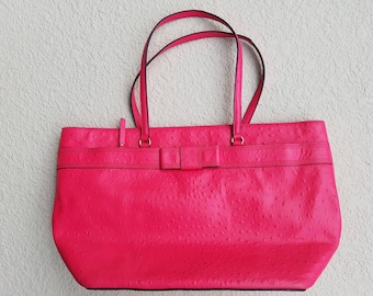 Kate Spade New York Coral Leather Tote: Valencia Road Harmony Big Bag
