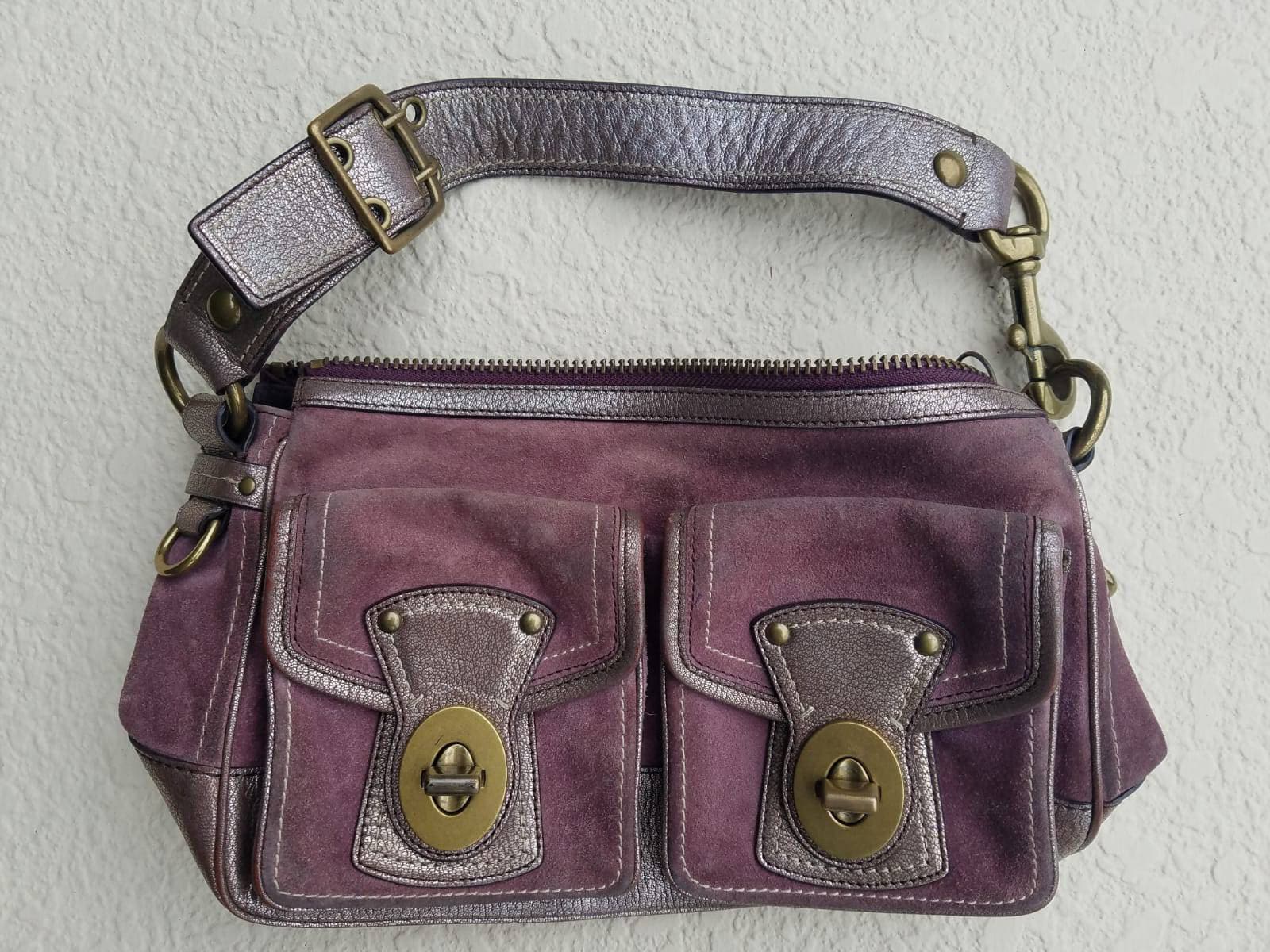 Purple Coach Purse - Etsy Purple Coach Purse - Etsy