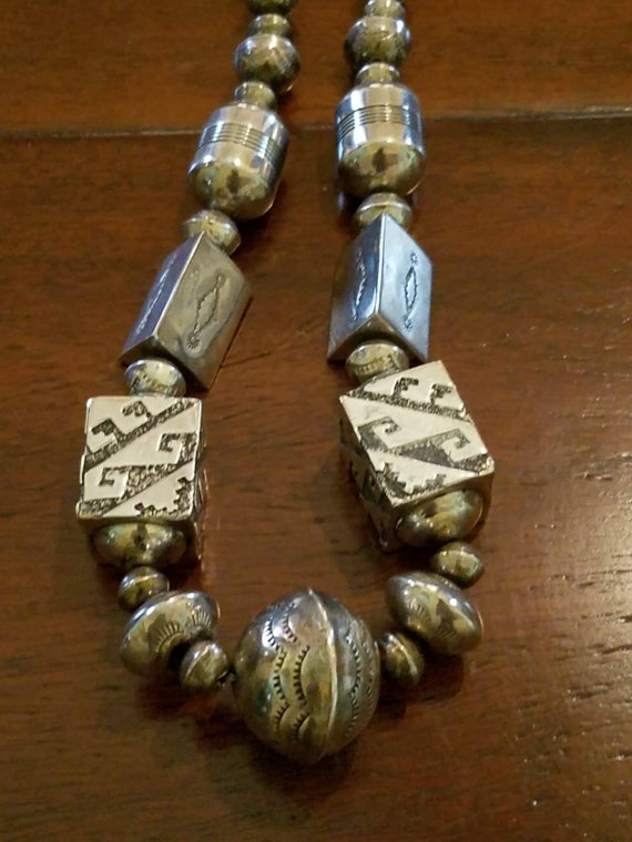 Rare Hallmark Thomas Singer Vintage Native American Navajo Turquoise Sterling Silver Necklace Rare Hallmark Thomas Singer Vintage Native American Navajo Turquoise Sterling Silver Necklace