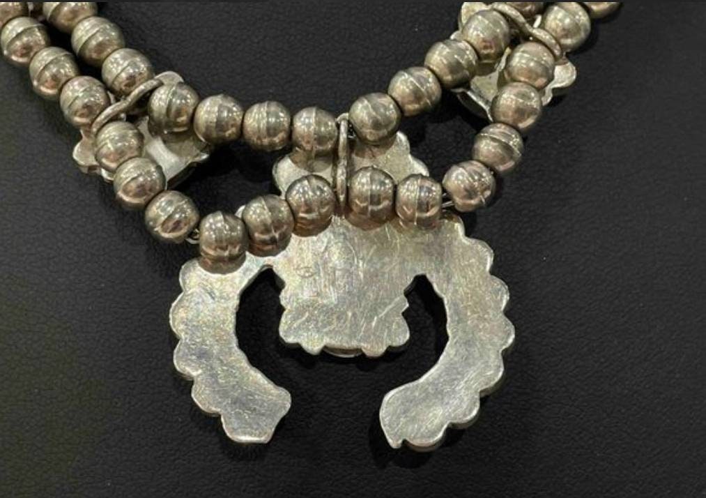 RARE ZUNI NECKLACE Zuni Sunface Squash Blossom Necklace Zuni Etsy