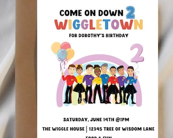 The Wiggles Birthday Invitation I DIGITAL FILE