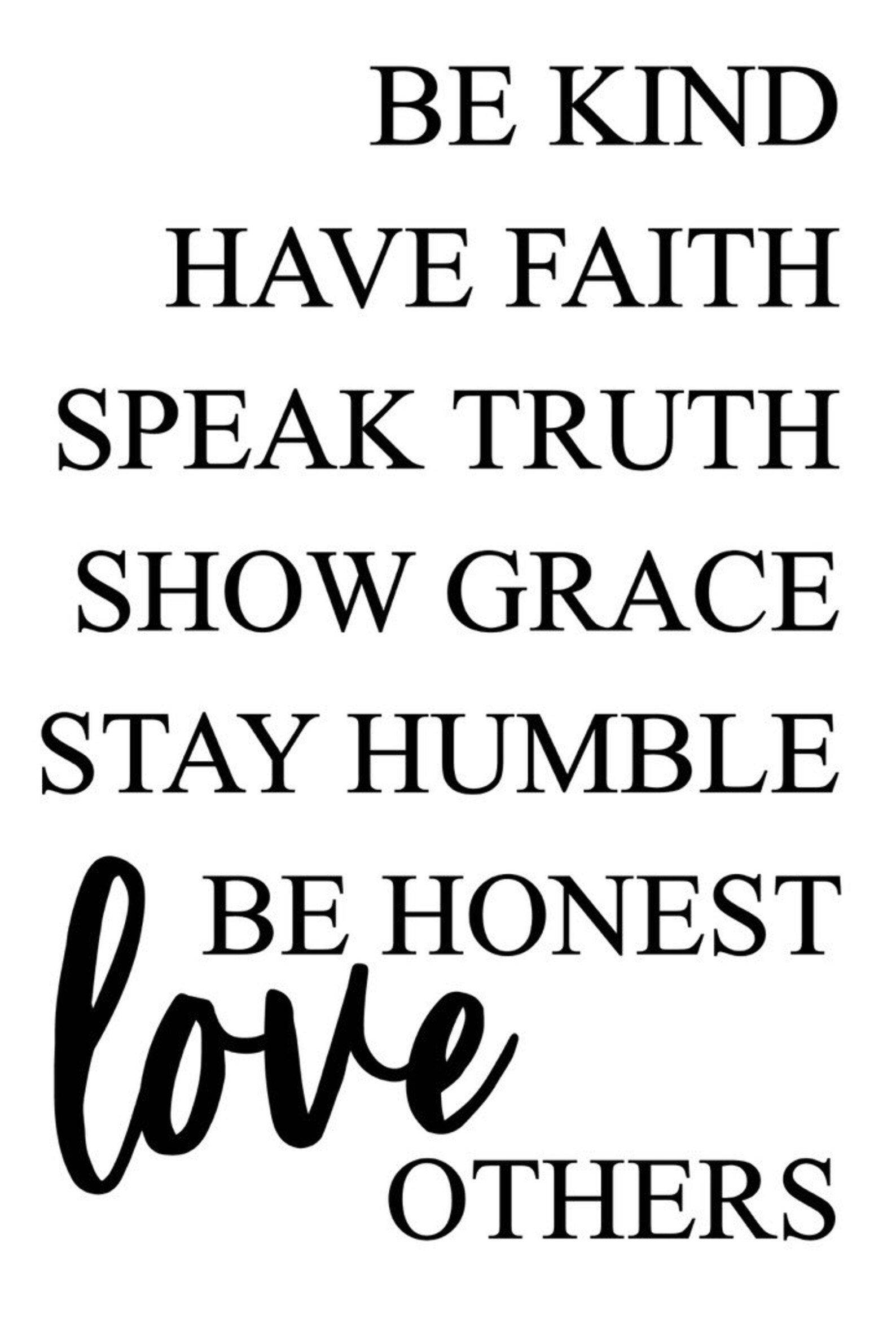 Reusable Adhesive Stencil Life Rules Magnolia Design Co 12 X 18 DIY Silkscreen Be Kind Love