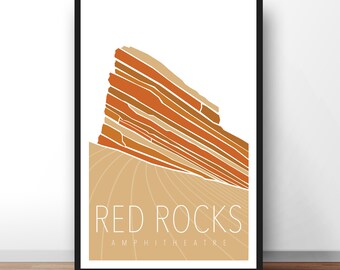 Red Rocks Print