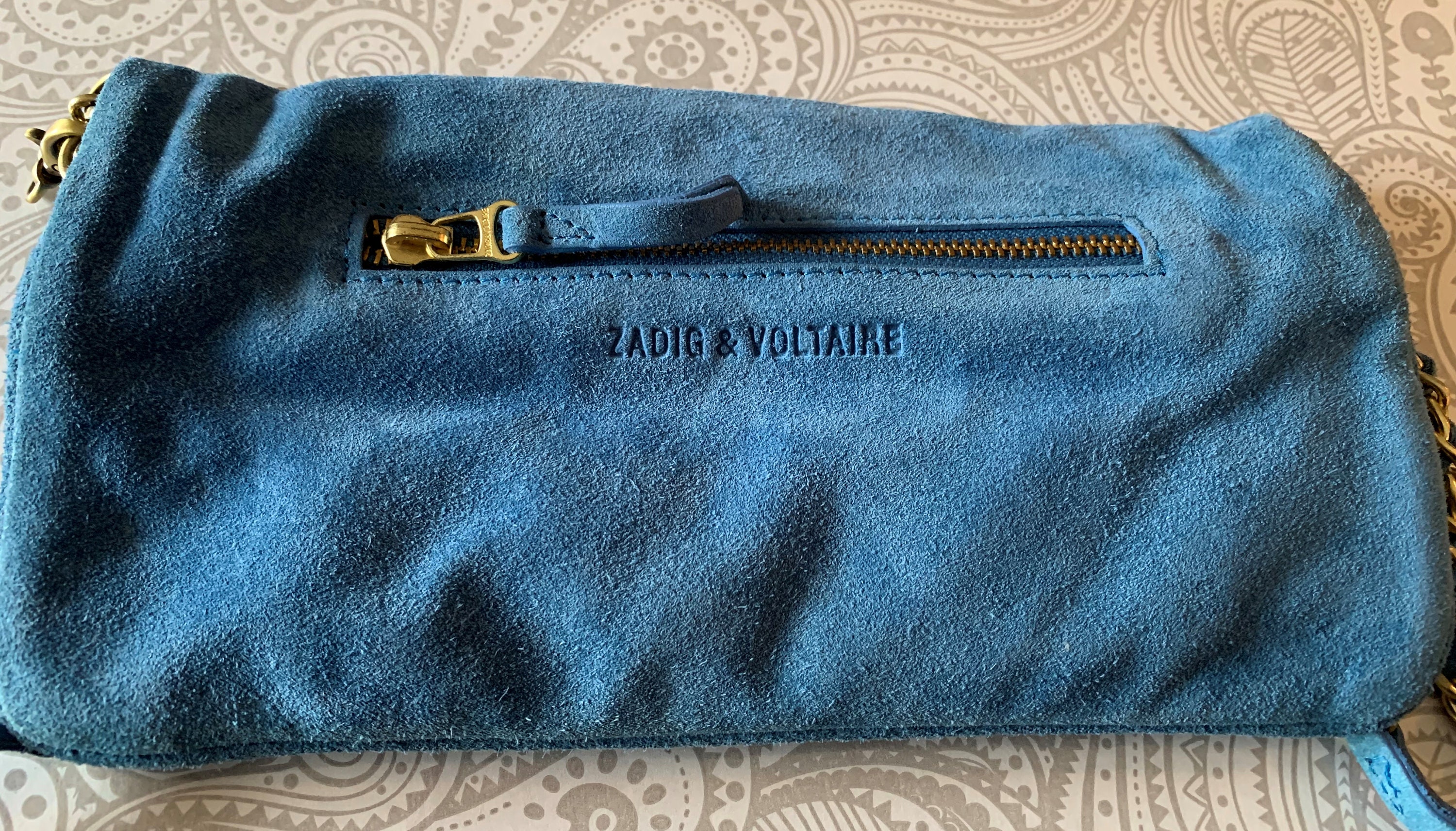 Rock suede stars clutch sale
