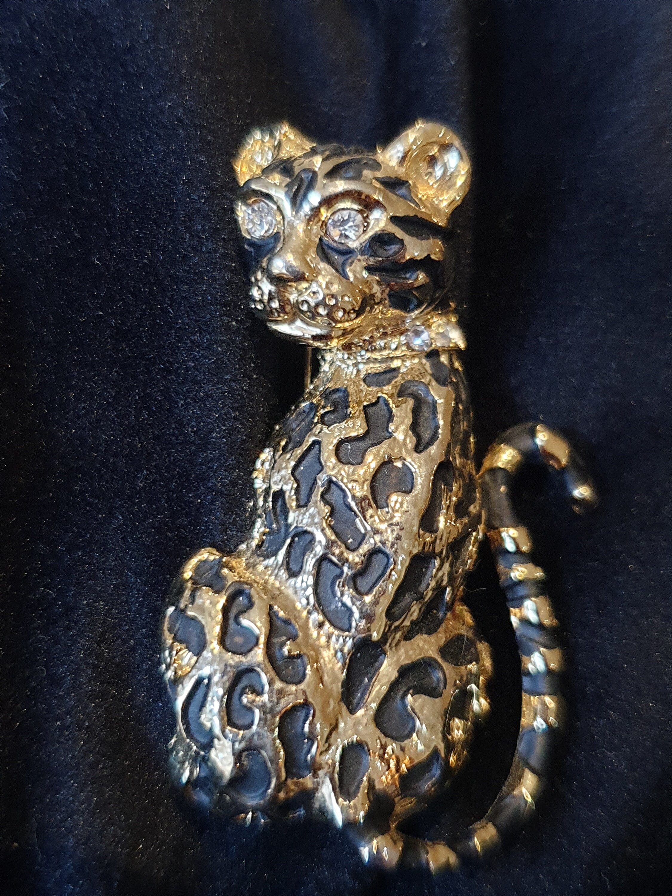 Cheetah Brooch Etsy Australia
