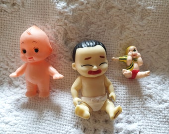 5ヴィンテージの日本のミニチュアキューピー人形の頭（小） - Etsy 日本