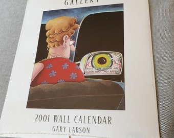 Vintage Gary Larson The Far Side Gallery 2001 Calendar Wall calendar Sealed