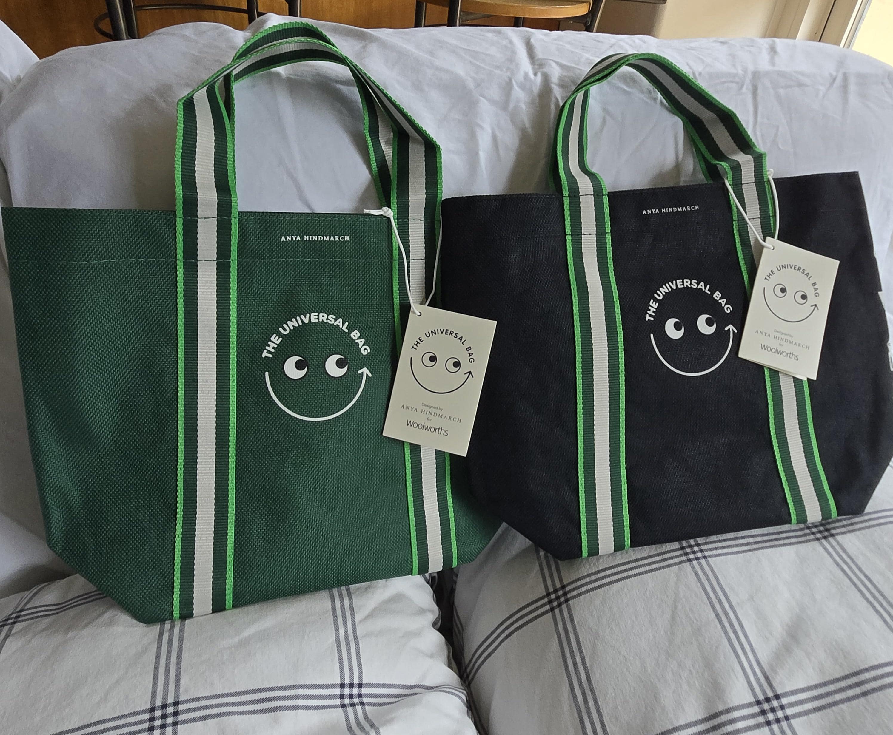 Gorgeous Anya Hindmarch X Woolworths Universal Mini Tote Bag X 2