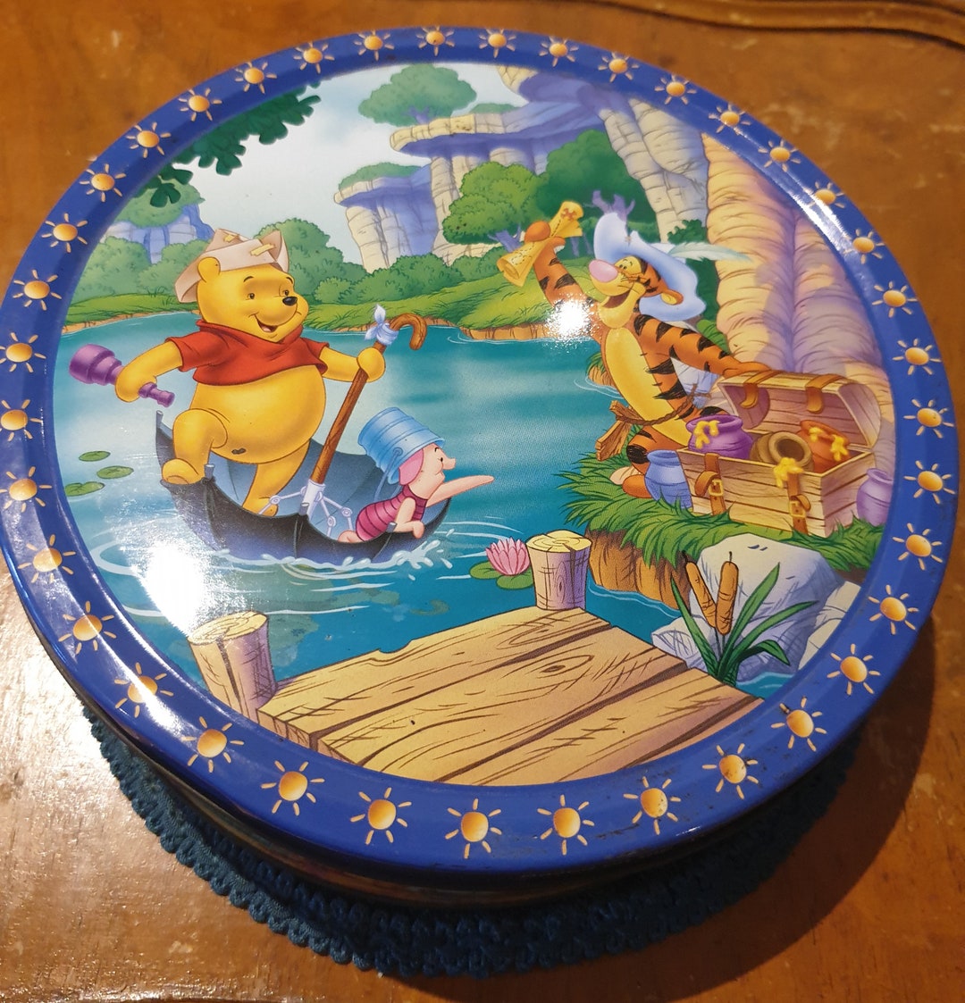 Early 2000s Vintage Disney Tin Winnie the Pooh Tin Etsy