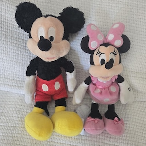 Adorable Disney Parks? Mickey Mouse Plush Disneyland Disney World Stuffed Animal Toy Furry plush/ Disney Minnie Plush Priced individually