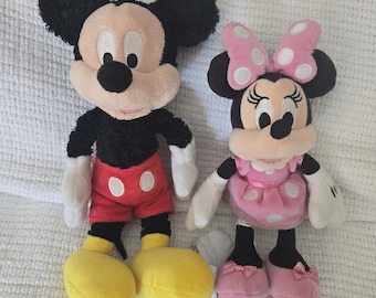 Adorable Disney Parks? Mickey Mouse Plush Disneyland Disney World Stuffed Animal Toy Furry plush/ Disney Minnie Plush Priced individually