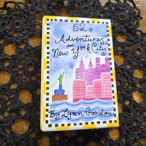 Cartes illustrées vintage des années 90 pour la ville de New York 52 aventures à New York City, 1994 cartes-guides historiques de New York inutilisées scellées