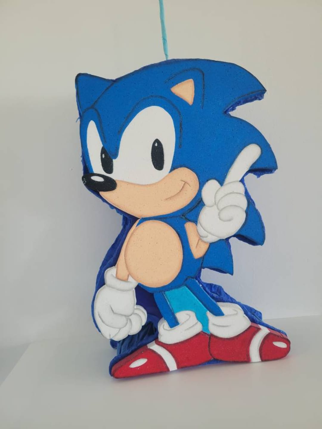 Sonic Piñata Sony Party Piñata Sonic Sonic Birthday Sonic Etsy