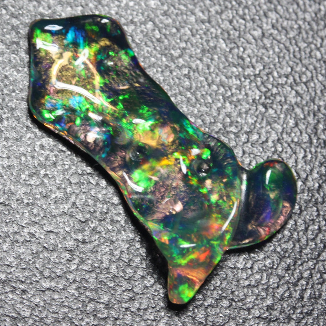 2.91ct Sparkling Natural Jelly Opal Unusual Shape From Mexico Etsy