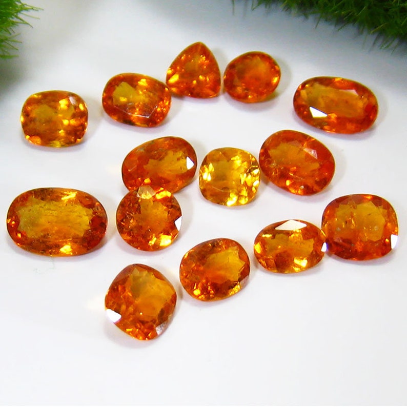 Sparkling Oranges Color Natural Afghanistan Clinohumite Cut 10.82 Ct