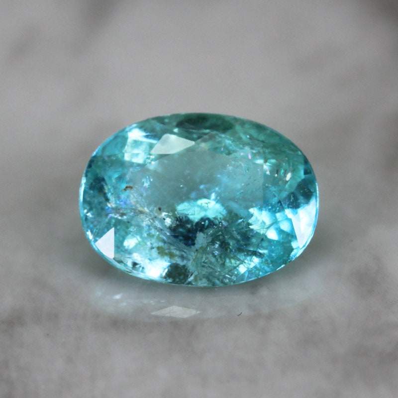 RARE ★ TOURMALINE VERTE BLEUE DU MOZAMBIQUE 12,41 CARATS ★★ P188.135t