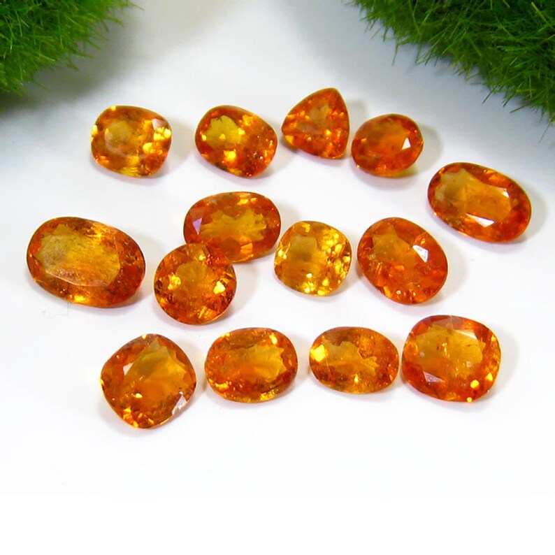 Sparkling Oranges Color Natural Afghanistan Clinohumite Cut 10.82 Ct